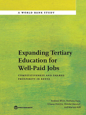 cover image of Expanding Tertiary Education for Well-Paid Jobs